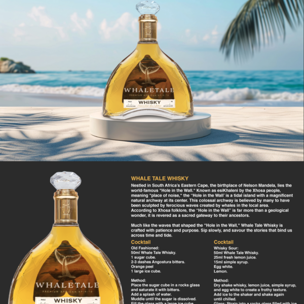 *Special Bundle WhaleTale Whisky & WhaleTale XO Potstill Cape Brandy - Image 3