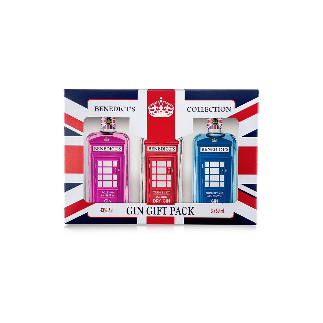 Benedict's Gift Pack (3 x 50mL) Handcrafted Premium Gin